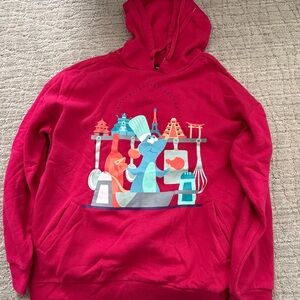 Disney Red Hoodie with Chef Graphic